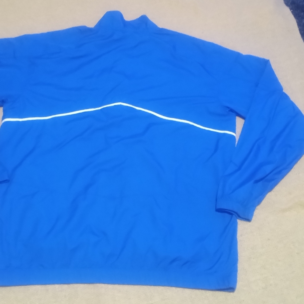 Nike Men's Royal Blue and White Windbreaker - Picture 4 of 4